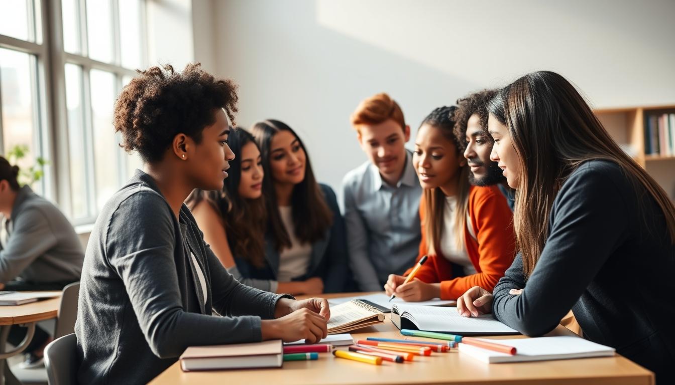 University campus and academic environment in Madrid